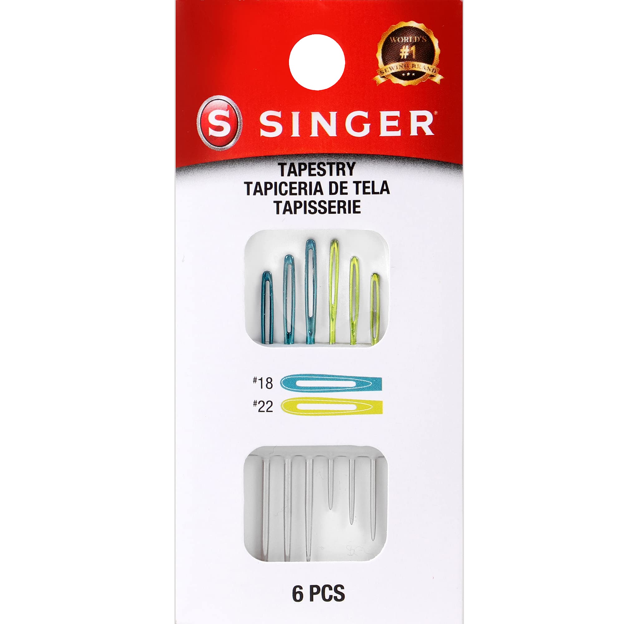 Amazon.com: SINGER Hand Sewing Tapestry Needles, Size 18
